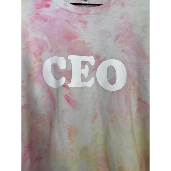 Tie Dye CEO Crewneck Sweater - Picture 4 of 7